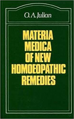 Materia Medica of New Homoeopathic Remedies
